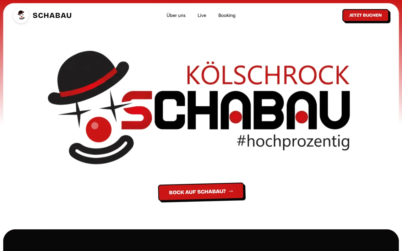 Live-Website Schabau, Musik & Live
